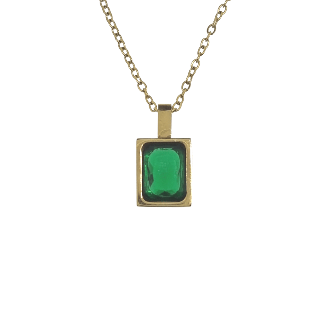 Brass Emerald CZ Stone Necklace at Rs 2550/carat in Mumbai | ID: 20865110697