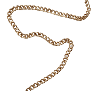 18K Gold Plated Chunky Circle chain necklace